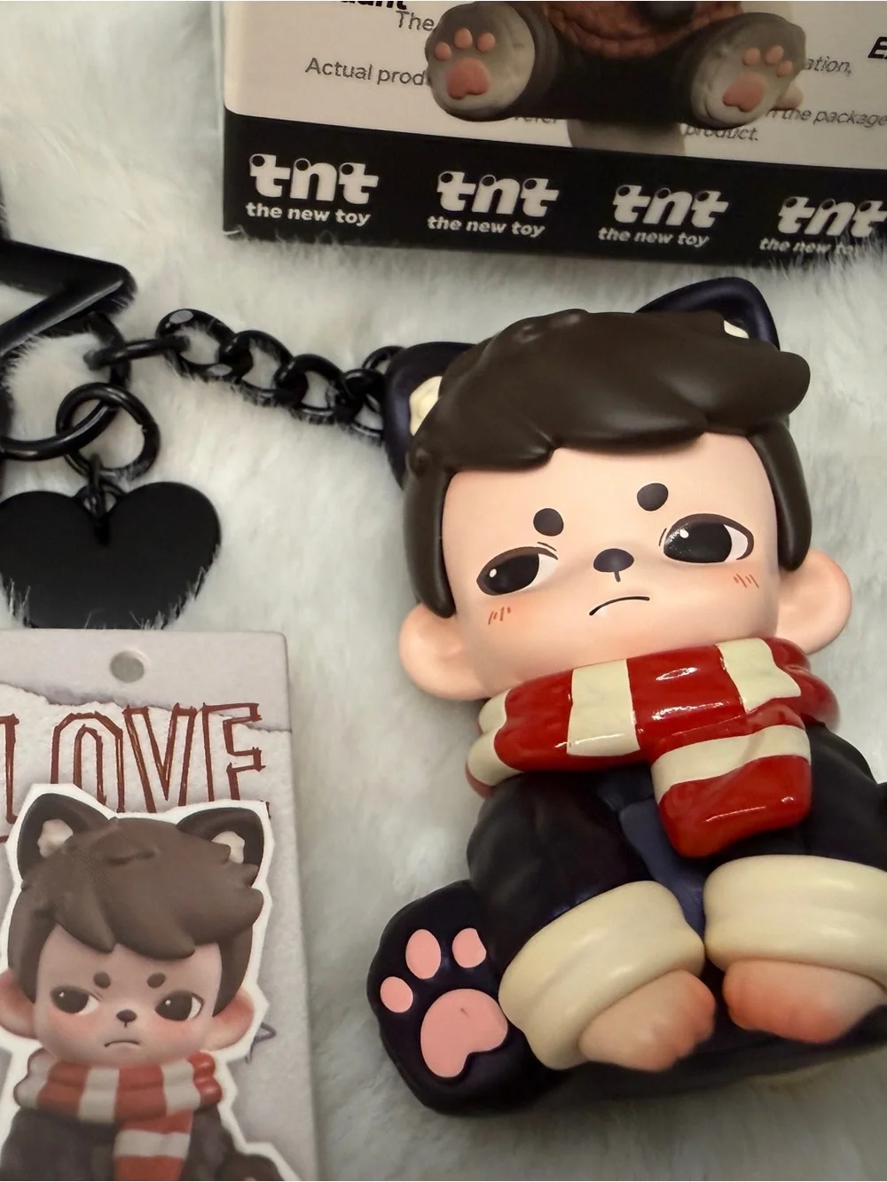 tnt Rayan Love Kids Bag Charm Keychain - Brown